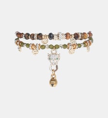 Bracelet perles et pendentif UTICA Hipanema