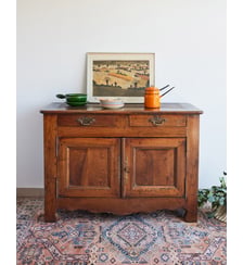 Buffet en chêne massif Gilbert N°1671- Produit chiné Debongout