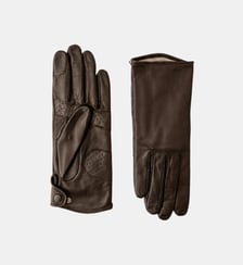 Gants Amal Femme Cuir Agneau Doublés Soie Agnelle