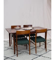 Table à manger en palissandre de Rio Karla N°1311 - Produit chiné Debongout