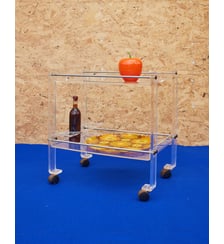 Desserte en plexiglass  Anouk N°327- Produit chiné Debongout