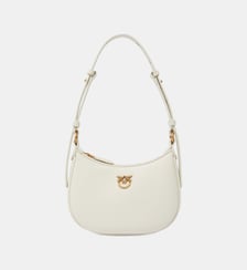 Sac porté épaule baby half moon en cuir Pinko