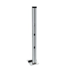 Support de rangement Mural fixation universelle aspirateur balai argent XAVAX