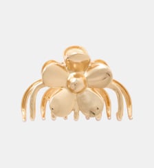 Pince à cheveux fleur en métal doré Balaboosté