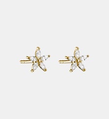 Clous d’oreilles fleur avec zirconia blanc Thomas Sabo