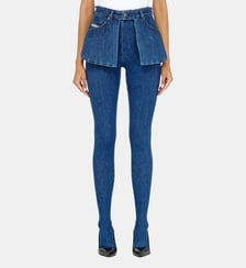 Skinny Jeans Regular Waist D-Spika Diesel