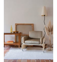 Grande chauffeuse space age Olivia N°68- Produit chiné Debongout