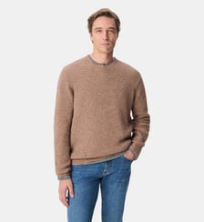 Pull col bateau tricot mousseux Ikks