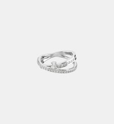 Bague Hyperbola, Métal rhodié Swarovski