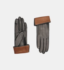 Gants Fanny Femme Cuir Doublés Soie Agnelle