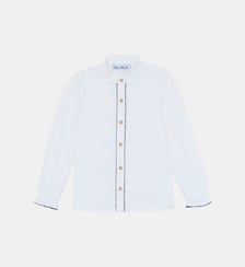 Blouse -  coton col cheminé montant Tartine Et Chocolat