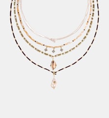 Collier multirangs avec perles et pampilles ALANA Hipanema