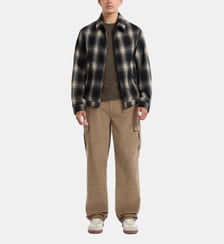 Veste à carreaux coupe droite Guess Jeans