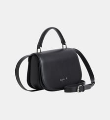 Sac à bandoulière en cuir Agnès b.