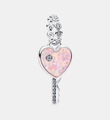 Charm Pendant Clé Cœur Opalescent Pandora