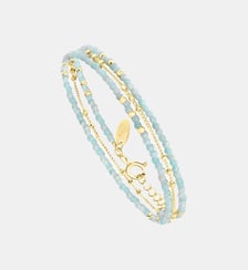 Bracelet 3 tours doré - shani Caroline Najman