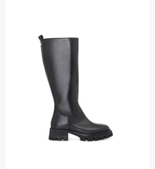 Bottes en cuir noir Memphis Mellow Yellow