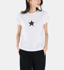 t-shirt en coton étoile Agnès b.