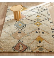 Tapis en laine, noué main AM.PM