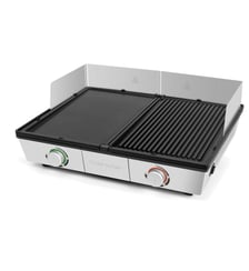 Plancha électrique PRO QPL800 inox 2 brûleurs à poser, 48x38 cm Riviera & Bar