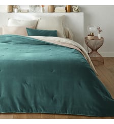 Couvre lit boutis matelassé velours coton La Redoute Interieurs