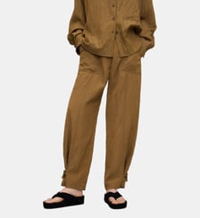 Pantalon jogger effet froissé Adolfo Dominguez