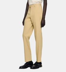 Pantalon de costume en lin Sandro