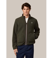 Classic Fit Full Zip Fleece Jacket Hackett London