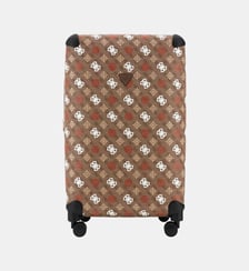 Valise à roulettes Eliette logo 4G pivoine Guess