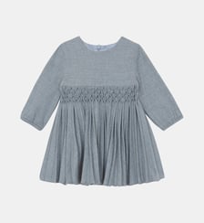 Robe -  moyen col rond plis plats Tartine Et Chocolat