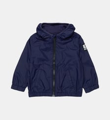 Veste coupe-vent avec logo imprimé Diesel Kids