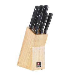 Bloc en bambou avec 6 couteaux de cuisine Richardson Sheffield