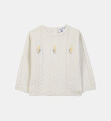 Pull -  laine broderie main Tartine Et Chocolat