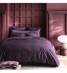 Housse de couette unie en satin de coton bio, TEOPHILE Alexandre Turpault