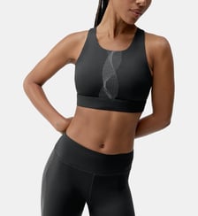Brassière de sport femme Kishi Maintien moyen coussinets amovibles Born Living Yoga