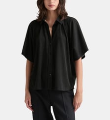 Chemisier booklyn en jersey lurex uni Momonì