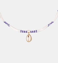 Collier ajustable multirang avec perle et pendentif central NYMPHE Hipanema