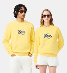 Sweatshirt col rond imprimé Lacoste