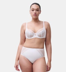 Culotte taille haute en dentelle Chantelle Pulp