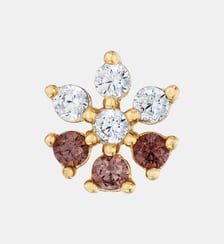 Boucle d'oreille puce Griffe or Nebuleuse Bijoux