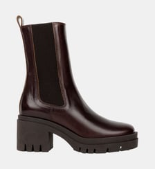 Boots Plates Mona Cuir Bobbies