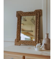 Miroir à moulures doré Georges N°1094- Produit chiné Debongout