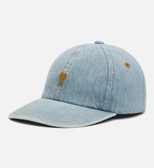 Casquette denim unisexe en coton Ami de Coeur AMI Paris