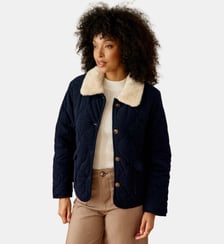 Manteau col amovible uni NATTIA La Petite Etoile
