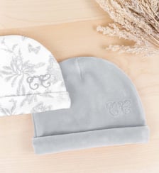 Bonnet -  en velours imprimé inspiration toile de jouy Tartine Et Chocolat
