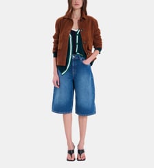 Jeans Bermuda bleu Zapa