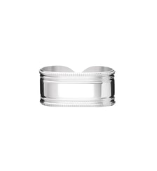 Rond de serviette ouvert en métal argenté - MARIE-ROSE Christofle