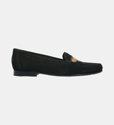 Mocassin animals bee - cuir velours Fairmount