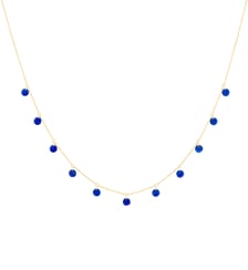 Collier POLKA - Lapis lazuli - Or jaune 750‰ La Brune & La Blonde