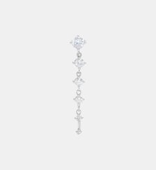 Boucle d'oreille puce pendante Avalanche argent Nebuleuse Bijoux